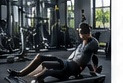 Espacio de ejercicio con equipo de entrenamiento
